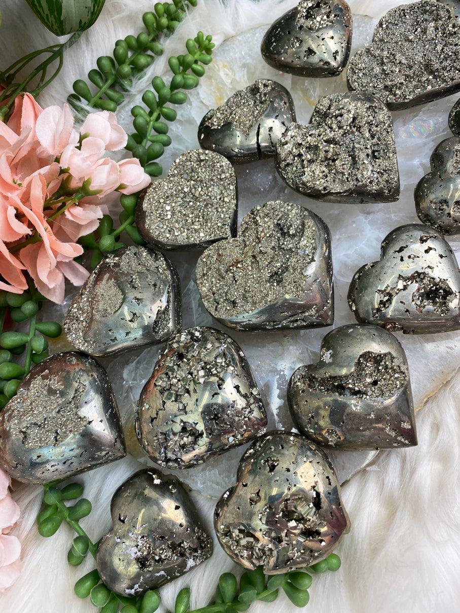 Peruvian Pyrite Hearts