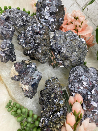 Peru-Silver-Galena-Crystals