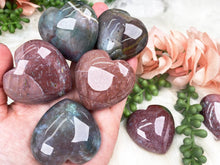 Load image into Gallery: Contempo Crystals - Pink-Blue-Fancy-Jasper-Hearts - Image 1
