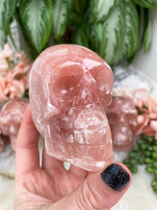Contempo Crystals -     Pink-Calcite-Skull-Carving - Image 10