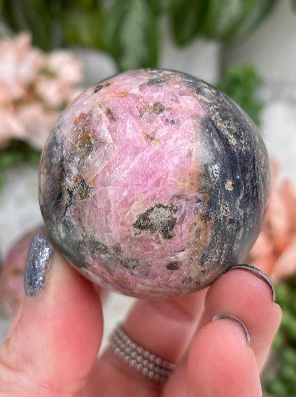 Pink-Cobalto-Calcite-Sphere