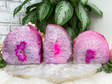 Load image into Gallery: Contempo Crystals - Pink-Geode-Candle-Holders - Image 3