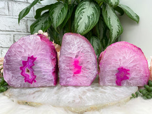 Contempo Crystals - Pink-Geode-Candle-Holders - Image 2