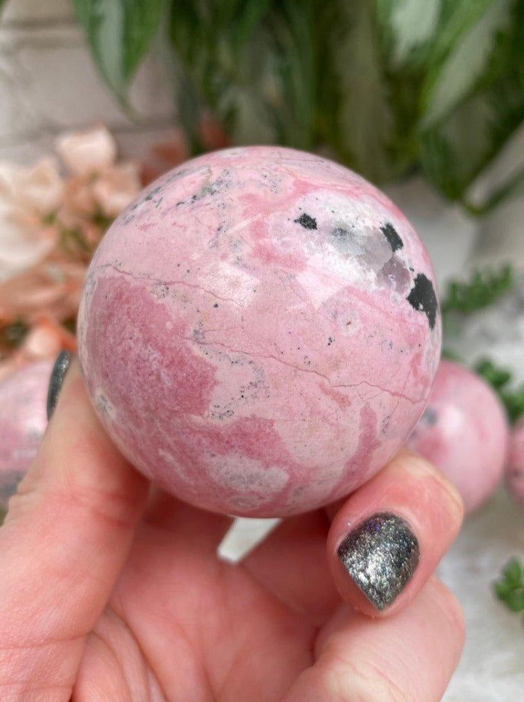 Pink-Peruvian-Sphere-Crystal-from-Contempo-Crystals-Shop