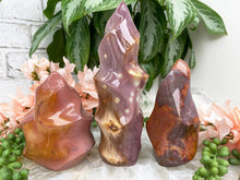 Load image into Gallery: Contempo Crystals - Pink-Polychrome-Jasper-Flame-Crystals - Image 1
