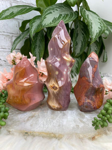 Contempo Crystals - Pink-Polychrome-Jasper-Flames - Image 4