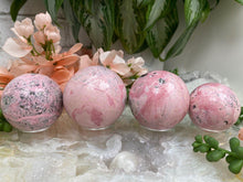 Load image into Gallery: Contempo Crystals - Pink-Rhodonite-Stone-Spheres-from-Peru - Image 5