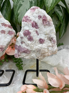 Contempo Crystals - Pink-Tourmaline-Albite-on-Stand - Image 5