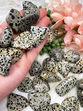 Load image into Gallery: Contempo Crystals - Tumbled-Polished-Black-White-Dalmatian-Stone-Crystals - Image 2
