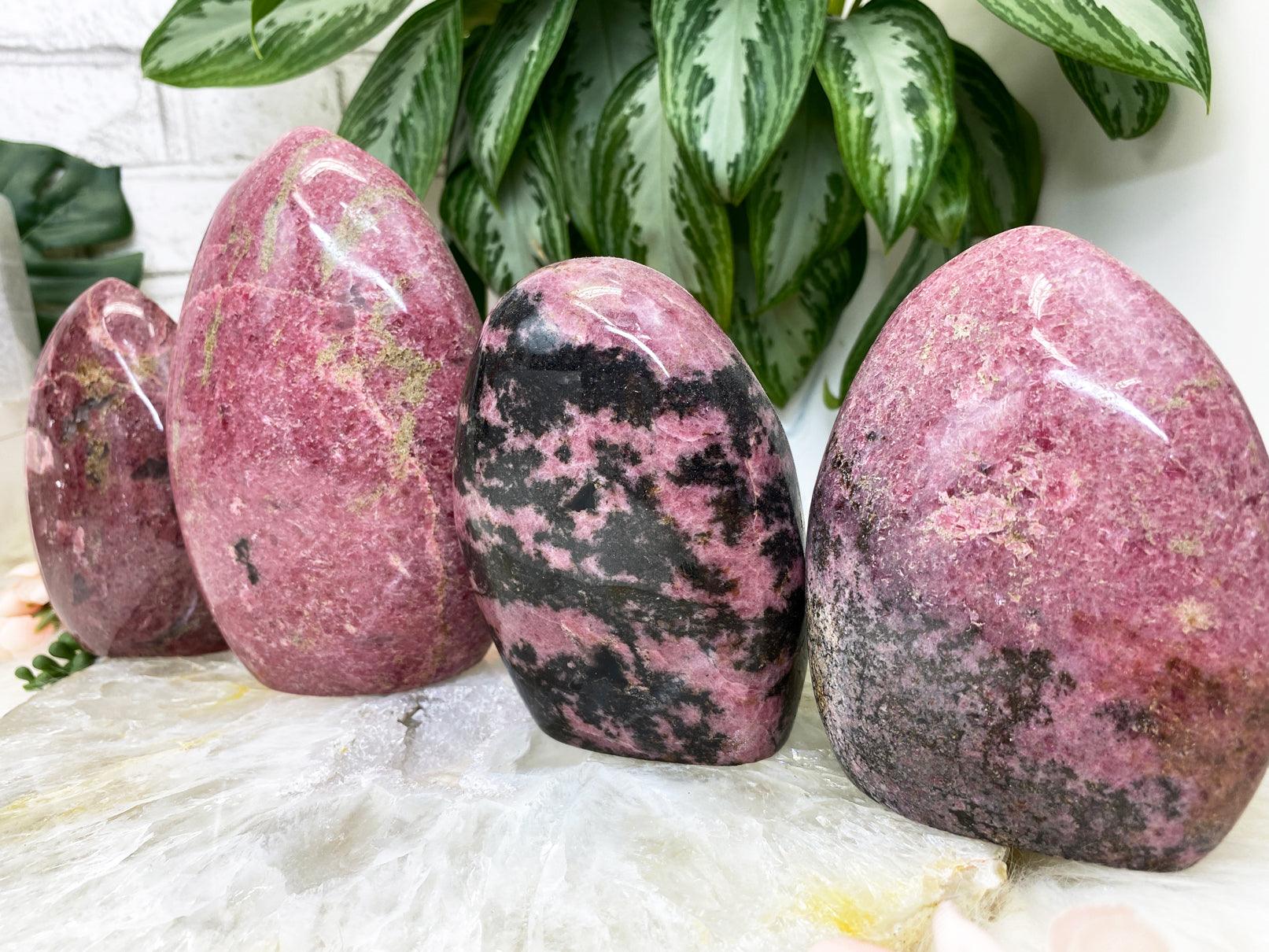 Newest Rhodonite Chunky Freeform Crystal