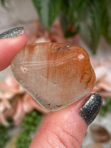 Contempo Crystals - Polished-Red-Rutile-Quartz-Lens-Crystal - Image 6