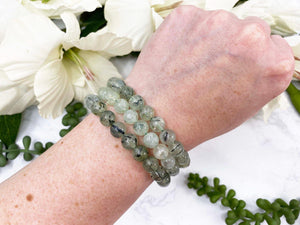 Contempo Crystals - Prehnite epidote bracelet - Image 5