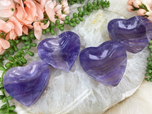 Load image into Gallery: Contempo Crystals - Purple-Fluorite-Heart-Crystal-Bowls - Image 4