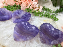 Load image into Gallery: Contempo Crystals - Purple-Fluorite-Heart-Ring-Dish - Image 3