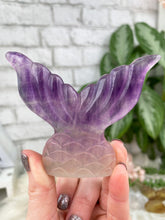 Load image into Gallery: Contempo Crystals - Purple-Fluorite-Mermaid-Tail - Image 9