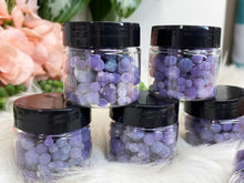 Load image into Gallery: Contempo Crystals - Grape agate jars with small purple chalcedony grape agate crystal balls - Image 5
