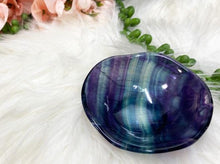 Load image into Gallery: Contempo Crystals - Purple green fluorite bowl far right - Image 8