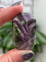 Load image into Gallery: Contempo Crystals - Purple-Green-Fluorite-Pendant - Image 6