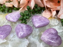 Load image into Gallery: Contempo Crystals - Small-Purple-Kunzite-Crystal-Heart-Pocket-Stones - Image 6