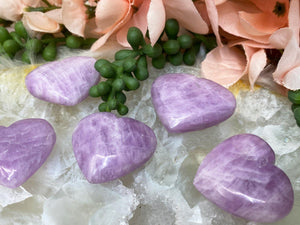 Contempo Crystals - Small-Purple-Kunzite-Crystal-Heart-Pocket-Stones - Image 6