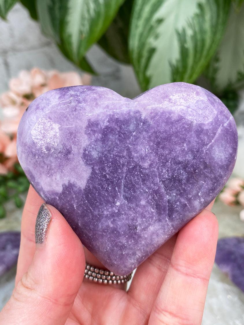 Purple-Lepidolite-Heart