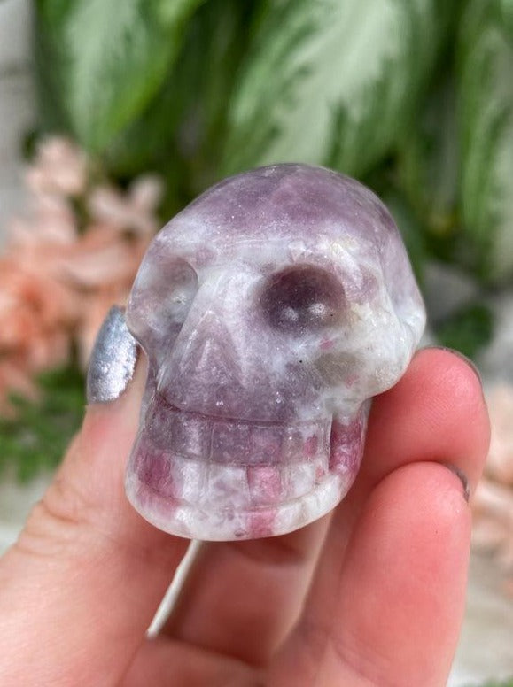 Purple-Lepidolite-Pink-Tourmaline-Skull