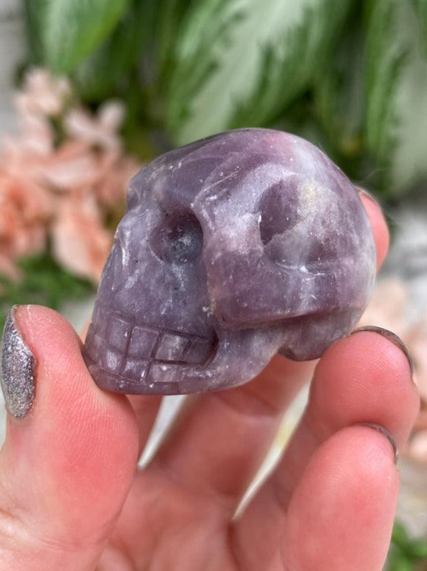 Purple-Lepidolite-Skull
