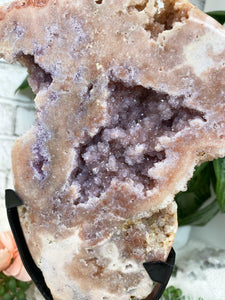 Contempo Crystals - Purple-Pink-Amethyst-Geode-Cluster - Image 4