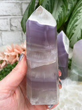 Load image into Gallery: Contempo Crystals - Purple-Striped-Fluorite-Point - Image 9
