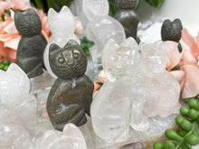 Load image into Gallery: Contempo Crystals -    Pyrite-Quartz-Crystal-Cats - Image 1