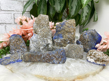 Load image into Gallery: Contempo Crystals - Pyrite-on-Lapis-Lazuli - Image 4
