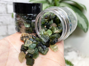 Contempo Crystals - Quality raw green tourmaline crystal jar gift - Image 5