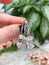 Load image into Gallery: Contempo Crystals - Quartz-Diamond-Sterling-Silver-Earrings - Image 2