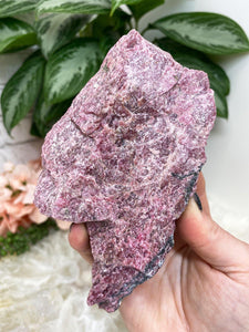 Contempo Crystals -    Raw-Pink-Black-Rhodonite-Chunk-from-Brazil - Image 2