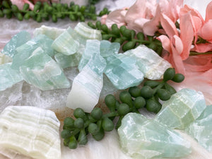 Contempo Crystals - Raw Pistachio Green Calcite - Image 3