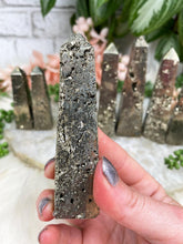 Load image into Gallery: Contempo Crystals - Raw-Pyrite-Obelisk-Point-from-Peru - Image 11