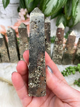 Load image into Gallery: Contempo Crystals - Raw-Pyrite-Obelisk-Point - Image 13