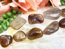 Load image into Gallery: Contempo Crystals - Tumbled Brown Red Rutile Quartz - Image 1