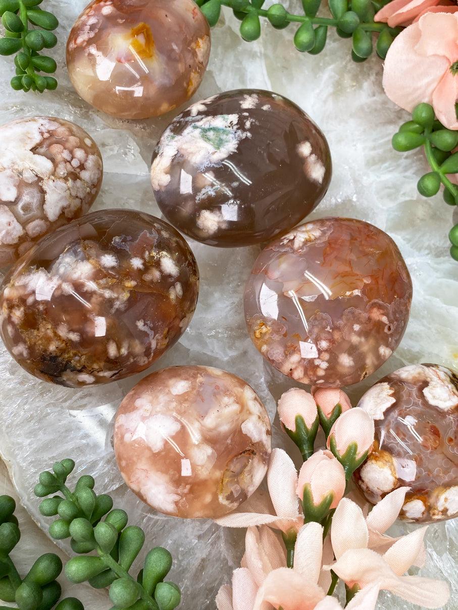    Red-Flower-Agate-Palm-Stones