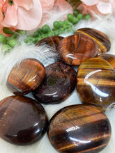 Load image into Gallery: Contempo Crystals - Red-Tiger-Eye-Palm-Stones-or-Pillows - Image 6