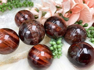 Contempo Crystals -    Red-Tigers-Eye-Sphere - Image 1