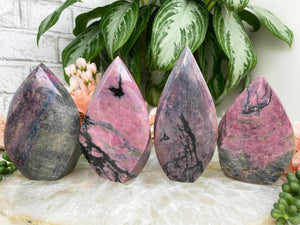 Contempo Crystals - Rhodonite-Flames-with-Kyanite - Image 4