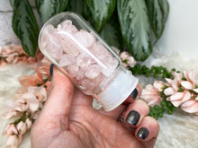 Load image into Gallery: Contempo Crystals - Blue-Aquamarine-Rose-Quartz-Crystal-Chip-Water-Bottle-Inserts - Image 3