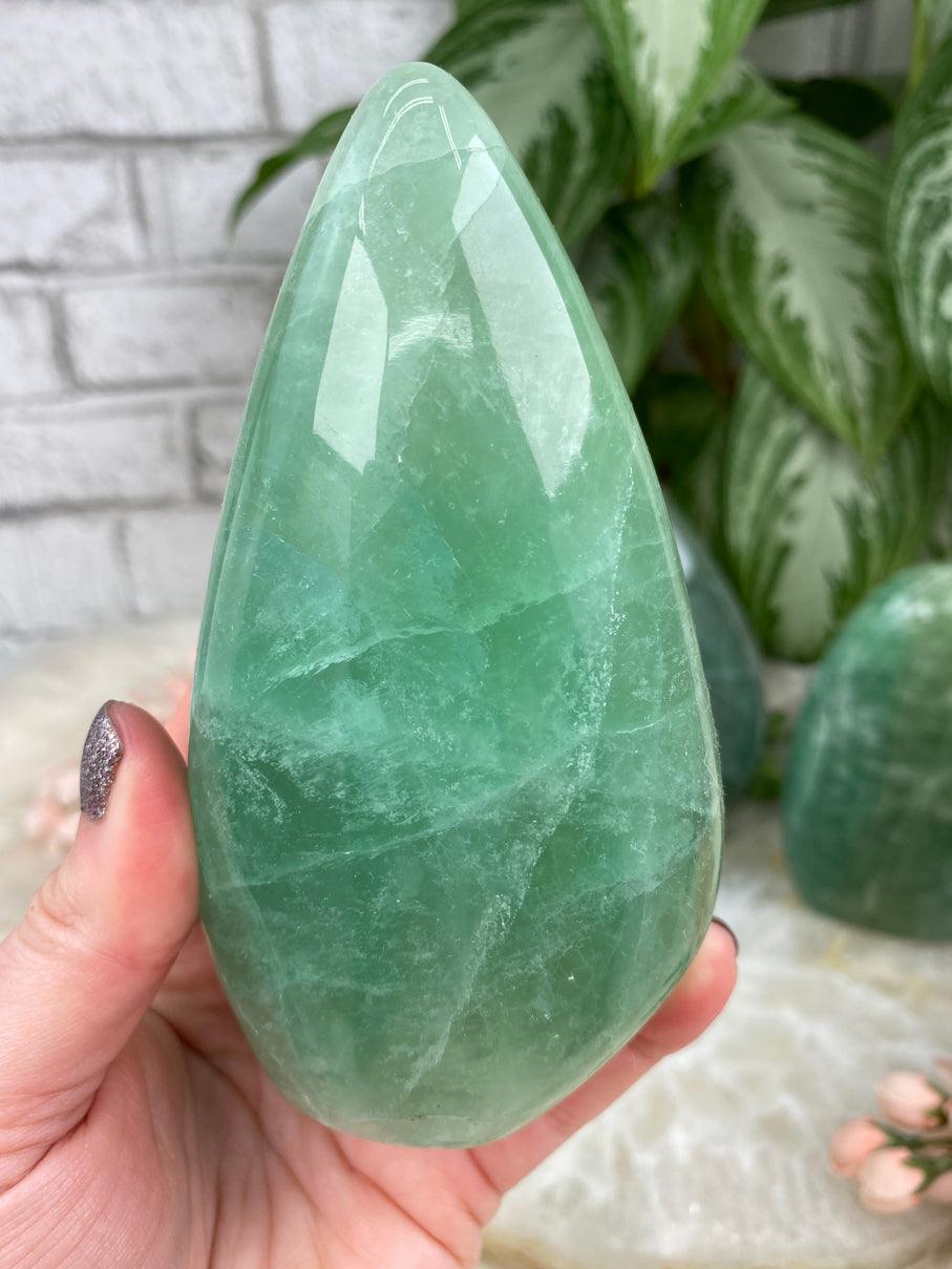 Standing-Bright-Green-Fluorite-Freeform