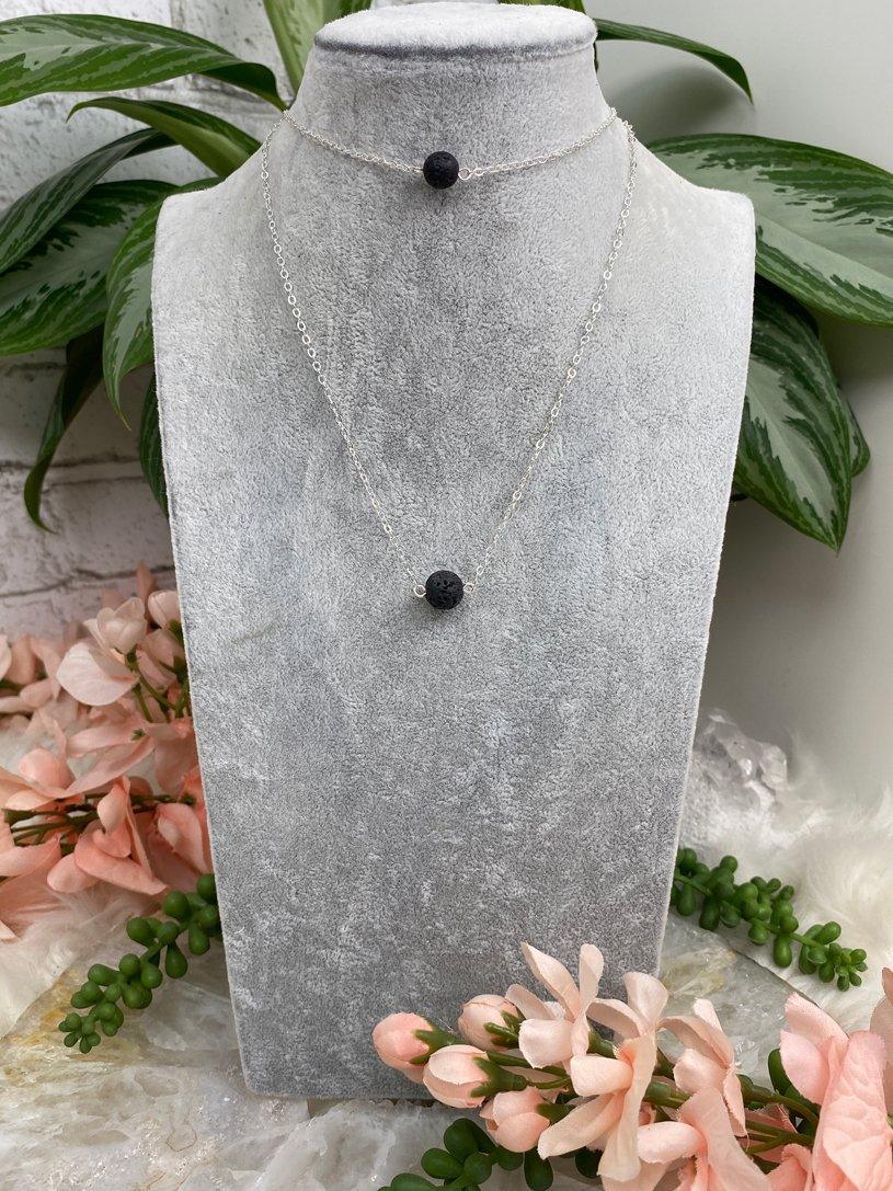 Big Lava Stone Heart Pendant, Long Diffuser Necklace, Essential Oil  Jewelry, E O Jewelry for Her, Big Black Heart Pendant E O Gift for Her