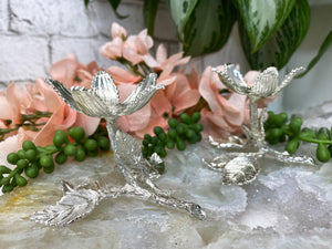Contempo Crystals - Silver-Leaf-Flower-Crystal-Sphere-Stand - Image 3
