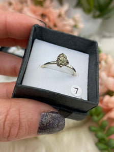 Contempo Crystals - Sterling-Silver-Raw-Pyrite-Crystal-Ring-Size-7 - Image 10