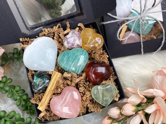 Heart Crystals Gift Set