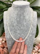 Load image into Gallery: Contempo Crystals - Small-Faceted-Rainbow-Moonstone-Crystal-Necklace-from-Contempo-Crystals - Image 5