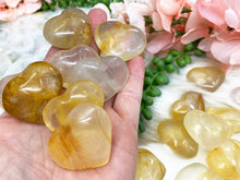 Load image into Gallery: Contempo Crystals - Small-Golden-Healer-Heart-Crystals - Image 3